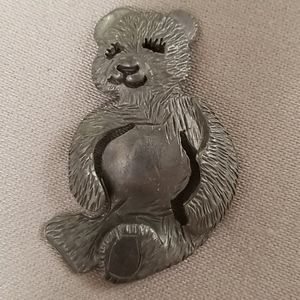 Pewter BEAR pin
